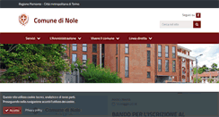 Desktop Screenshot of comune.nole.to.it